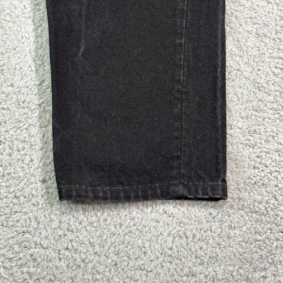 Vintage Levis 550 Jeans Mens 36x36 Black Relaxed Fit Leg Tapered 90s Denim Usa - Picture 6 of 14